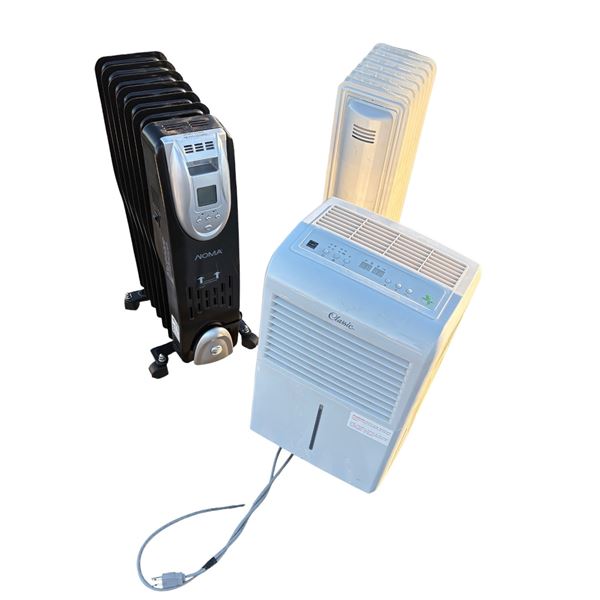 Noma electric heater, Honeywell electric heater, Classic R410A air conditioner