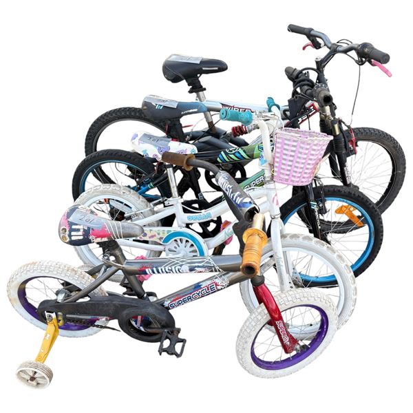 4 small bikes