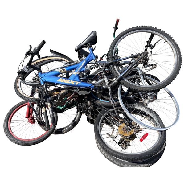 Pallet of 6 bike frames