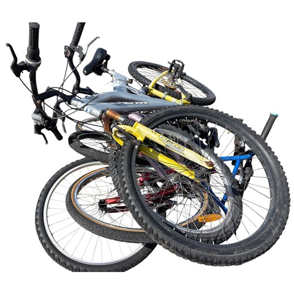 Pallet of 5 bike frames
