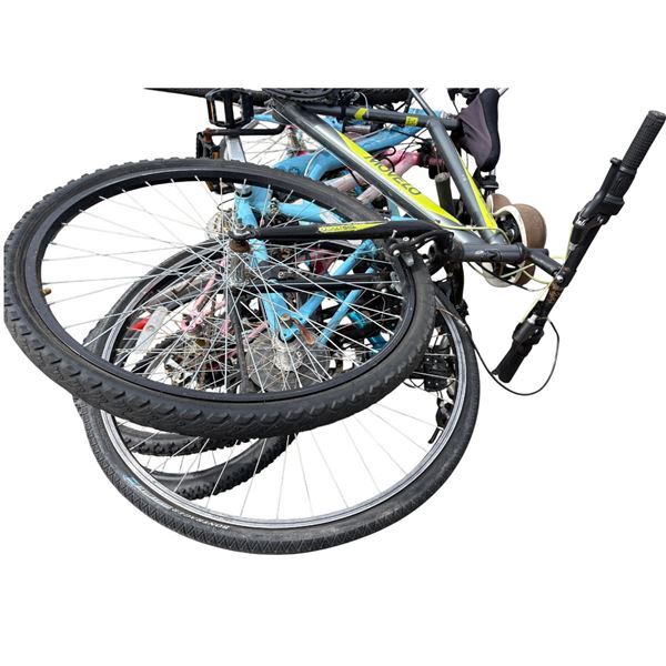 Pallet of 5 bike frames