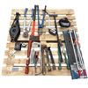 Image 1 : Pallet misc tools, Bike Lock, Tile cutter