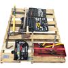 Image 1 : Pallet of sockets, wrenches, sledge hammer, axes