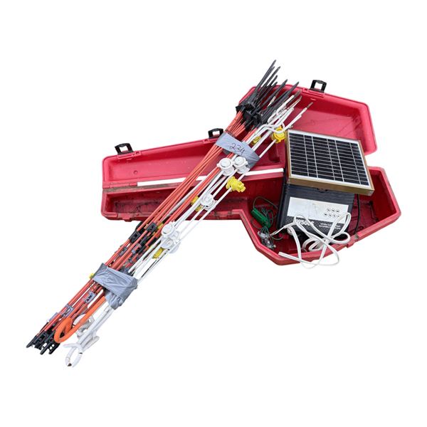 PW500S electric fence with fence posts