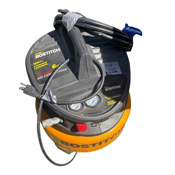 Bostitch air compressor 6 gallon