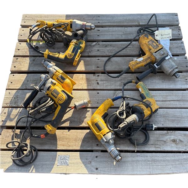 Pallet of Dewalt tools