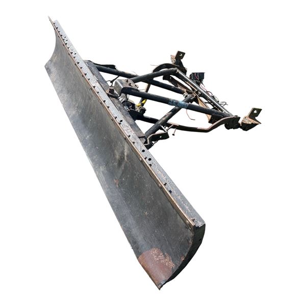 7 ft blade with electric winch fits a truck