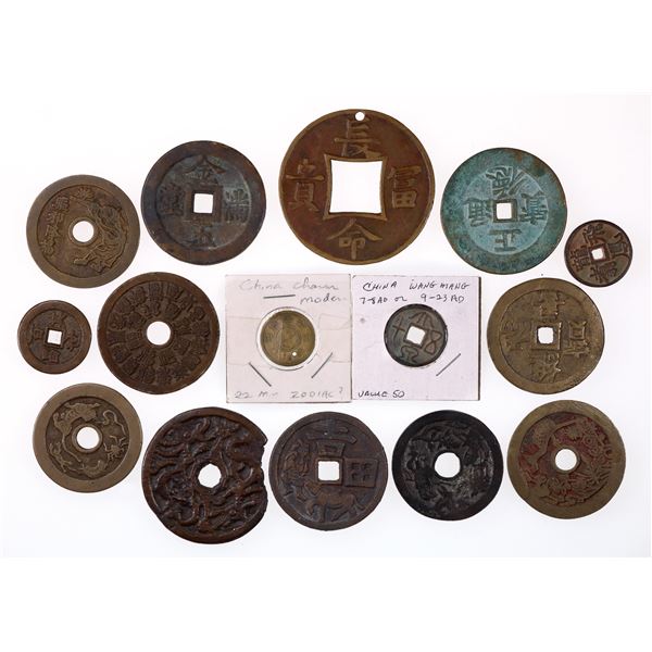 China, Lot of Charms, Qing to Republic,