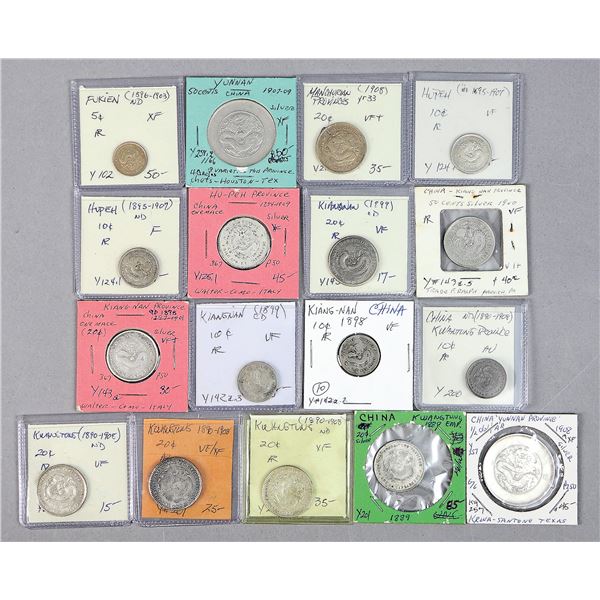Chinese Provinces, Lot of Provincial Silver,