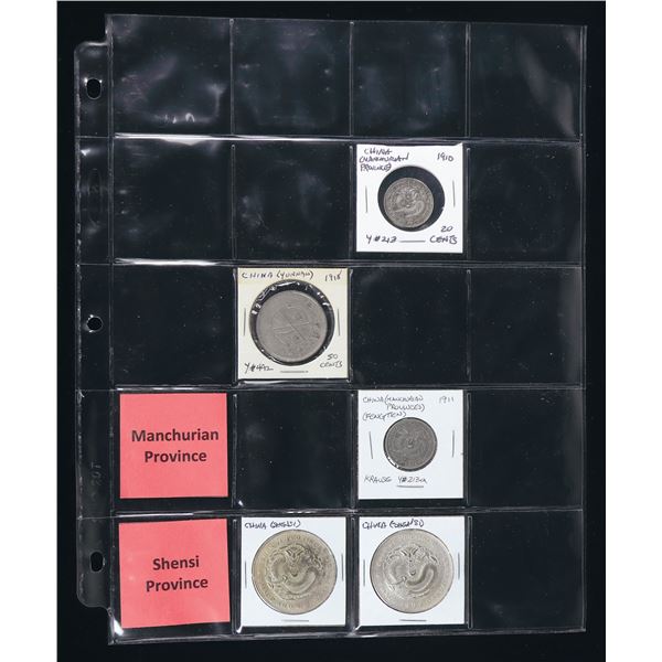 Chinese Provinces, Imperial & Republic Silver Minors from Kwangtung and Others,