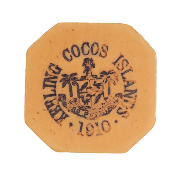 Cocos (Keeling) Islands, 5 Rupees, 1913,