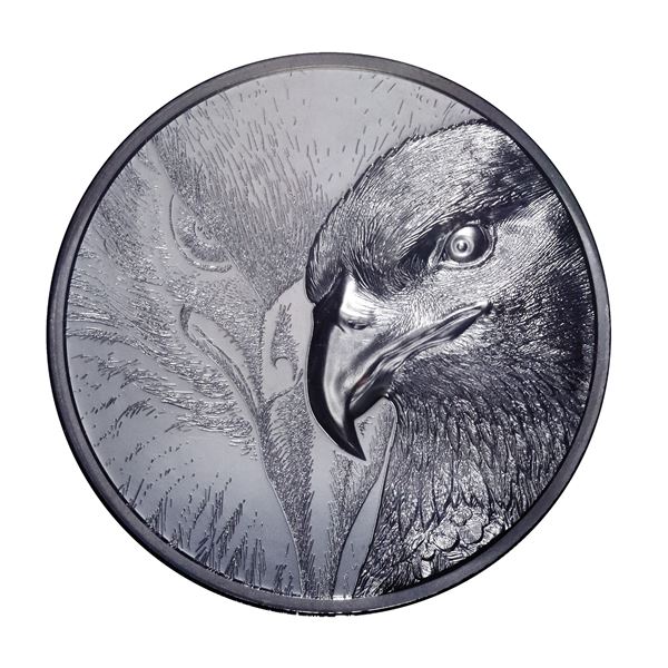 Mongolia, 2020 S1000T Majestic Eagle Ultra High Relief 2 oz.999 Silver First Day Of Issue NGC PF70 U