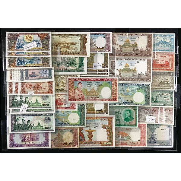 Laos, Currency Collection, 1957-2003,
