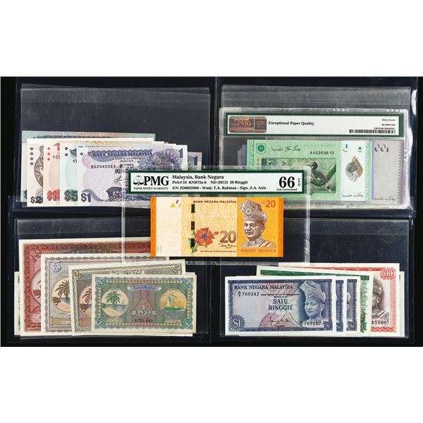 Malaysia, Currency Collection, 1972-2012
