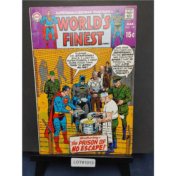 Worlds Finest #192 (1970)