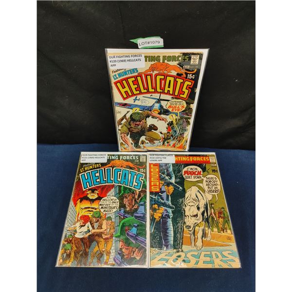 Our fighting Forces #120, #122, #132 (1969)