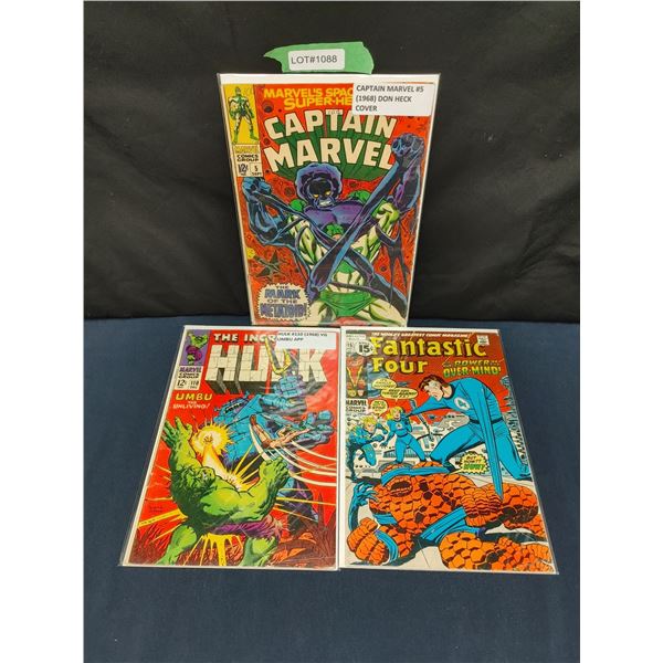 Assorted Silver Age Marvel Comics (1968)