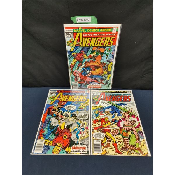 Avengers #156, #159, #163 (1977)