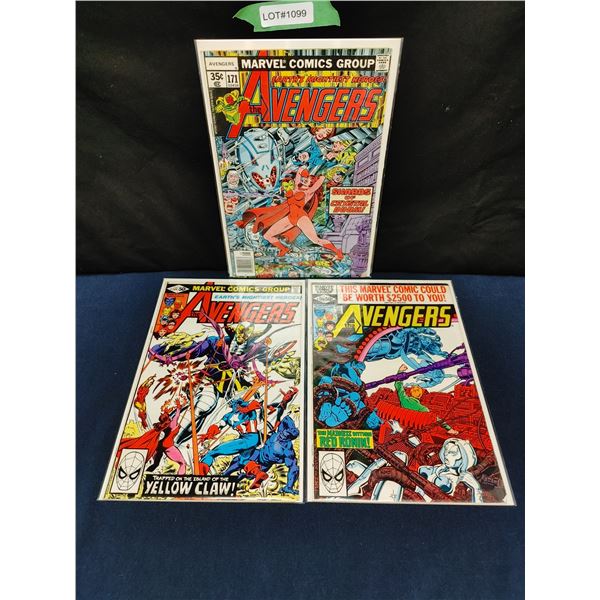 Avengers #171, #199, #204 (1977)