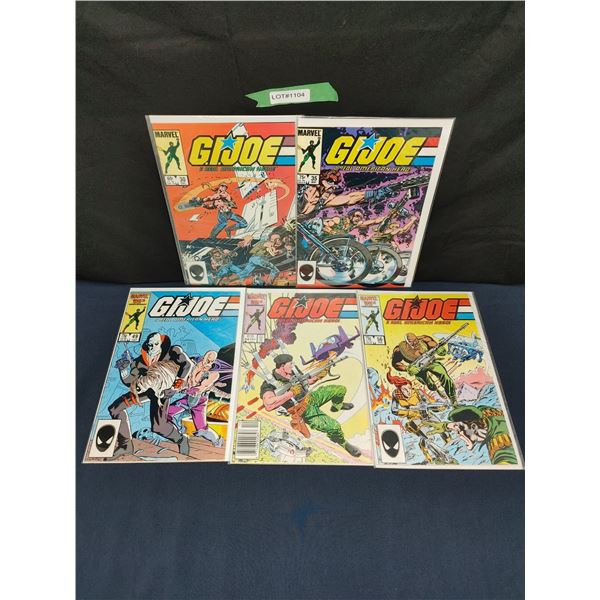 G.I. Joe #30, #35, #49(KEY), #54, #56(KEY)  (1980s)
