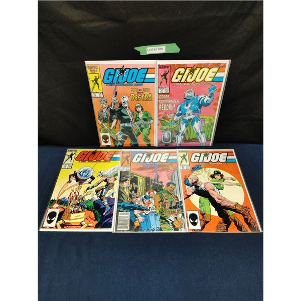 G.I. Joe #57, #58(KEY), #59(KEY), #62, #67  (1980s)