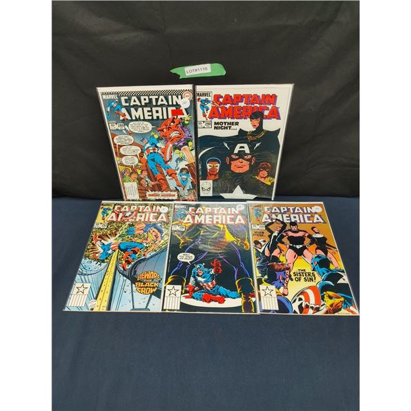 Captain America #289, #290(KEY), #292(KEY), #295(KEY), #296 (1980s)