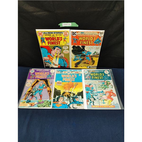 World Finest #213, #219, #229, #231, #232 (1970s)