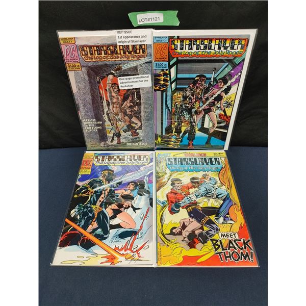 Starslayer #1, #3(KEY), #5(KEY), #10(KEY) (1982)