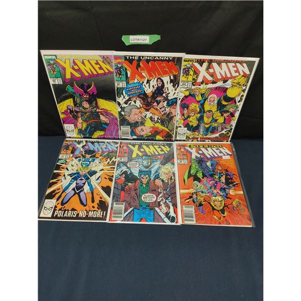 X-Men #240(KEY), #245(KEY), #250(KEY), #254, #257(KEY), #261(KEY) (1990) Newsstands