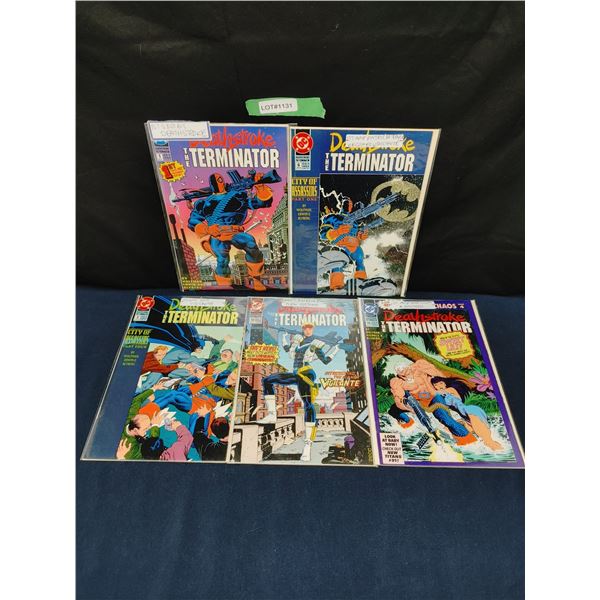Deathstroke, The Terminator #1(KEY), #6, #9, #10, #15 (1991)