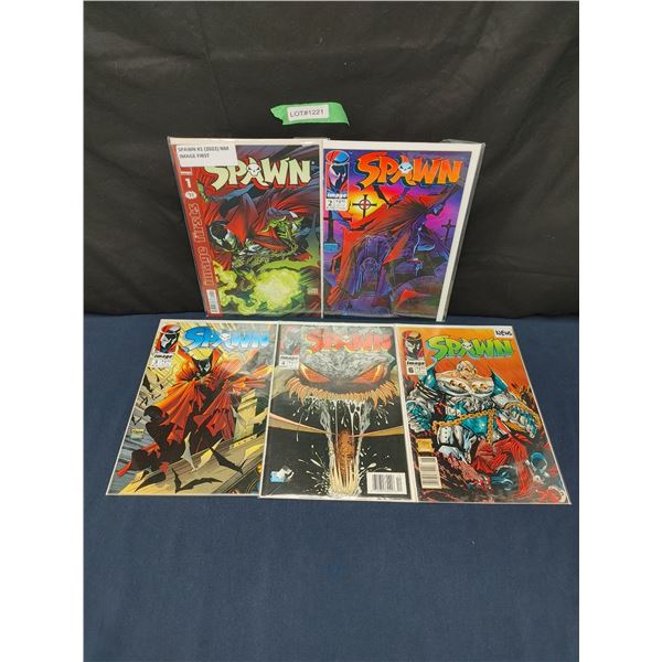 Spawn #1(reprint), #2(KEY), #3(KEY), #4(KEY), #6(KEY)(NEWS) (1993)