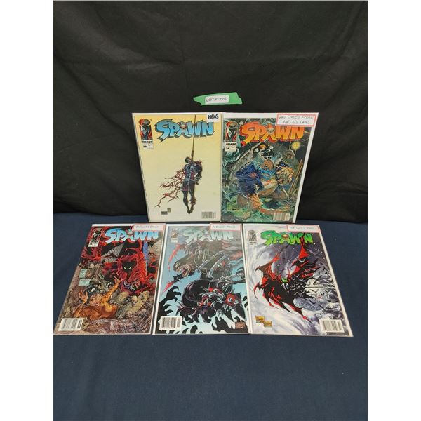 Spawn #30, #34, #36, #40, #43 (1994) Newsstand Variants