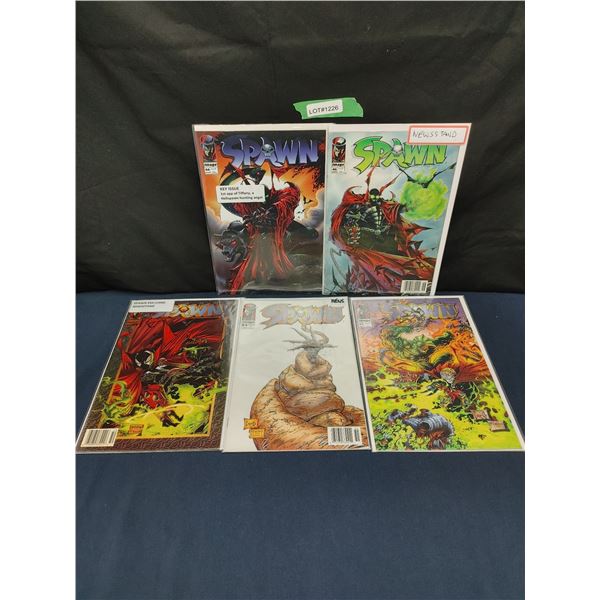 Spawn #44(KEY), #46(NEWS), #50(NEWS), #51(NEWS), #52 (1996)