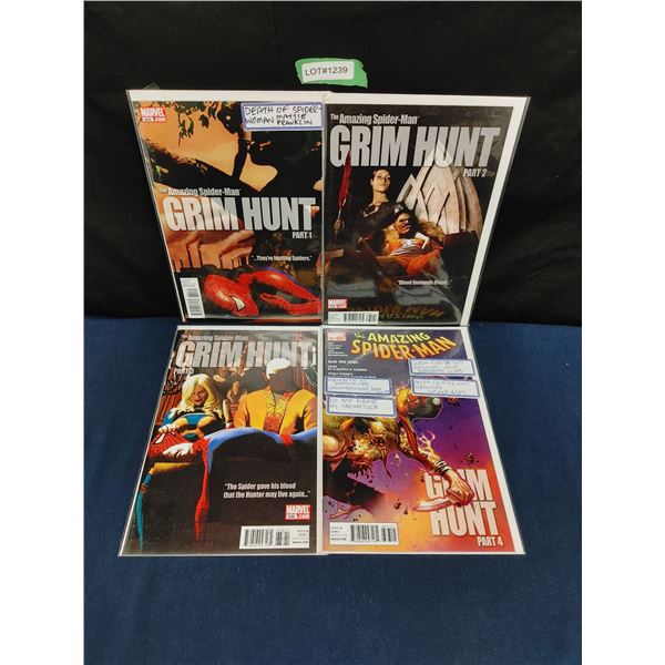 Amazing Spider-Man #634-637(KEY) (2010) Grim Hunt #1-4