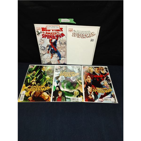 Amazing Spider-Man #648, #648 (BLANK), #645, #646, #647