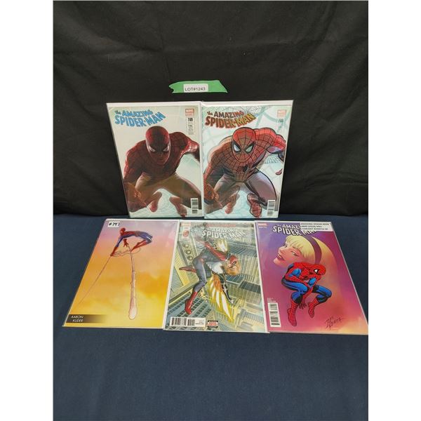 Amazing Spider-Man #789 2nd print, #789 Lenticular, #791, #797 Young Guns, #800(KEY)Gwen Stacy