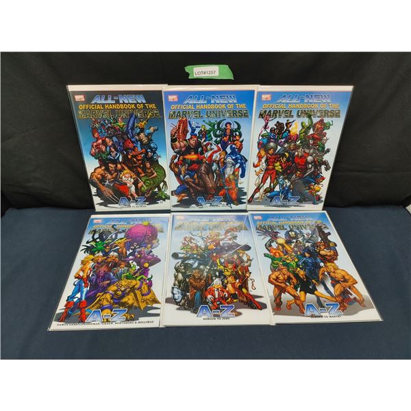 Assorted Marvel Handbooks