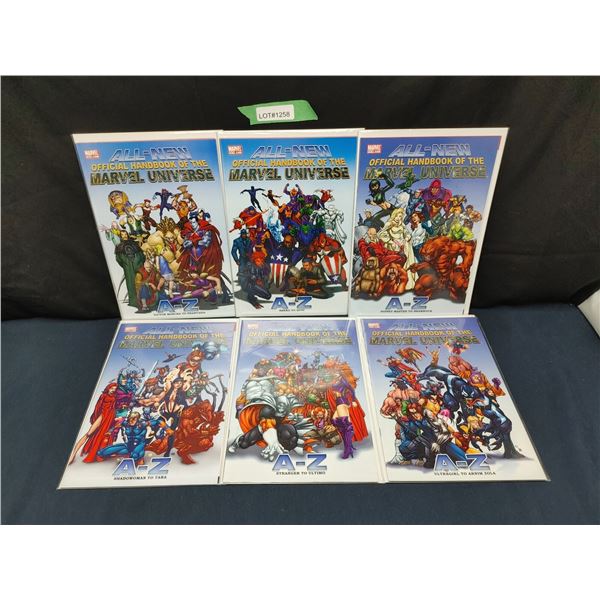 Assorted Marvel Handbooks