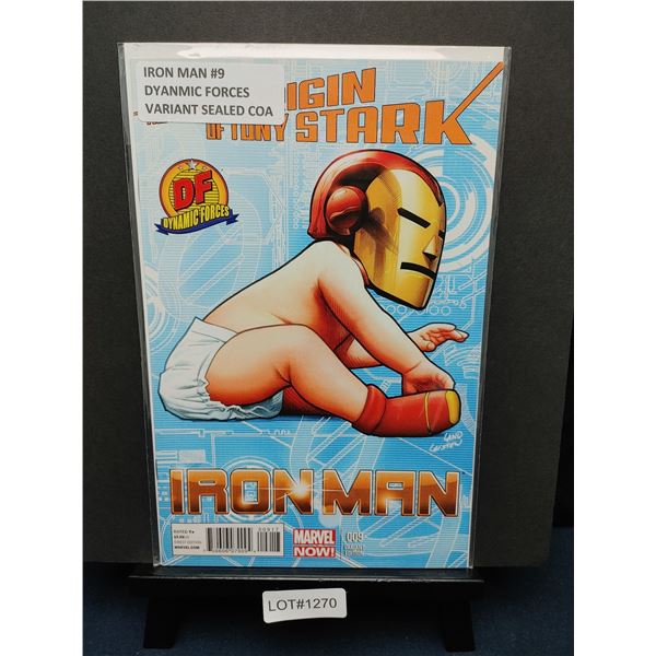 Iron Man #9  Greg Land- Dynamic Forces Variant (COA)