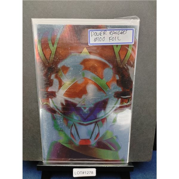 Power Rangers #100 Goni Montes Virgin Foil