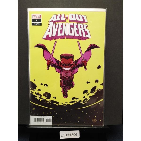 All-Out Avengers#1 (2022) KEY, Skottie Young Cover , 1st App. Queen Arrok