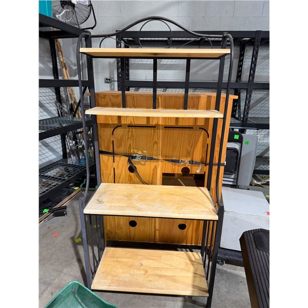 Baker or gardening rack shelf 34" x 15 1/2" x 73" tall