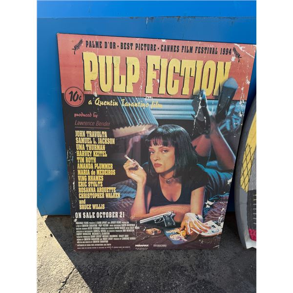 Pulp fiction advertisement 36 inches inches