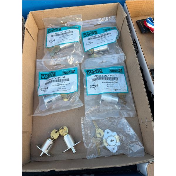 Sliding door locks