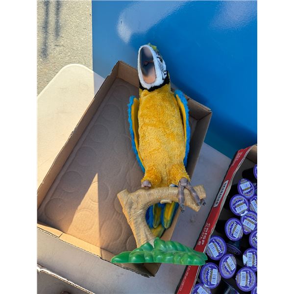 Vintage talking parrot