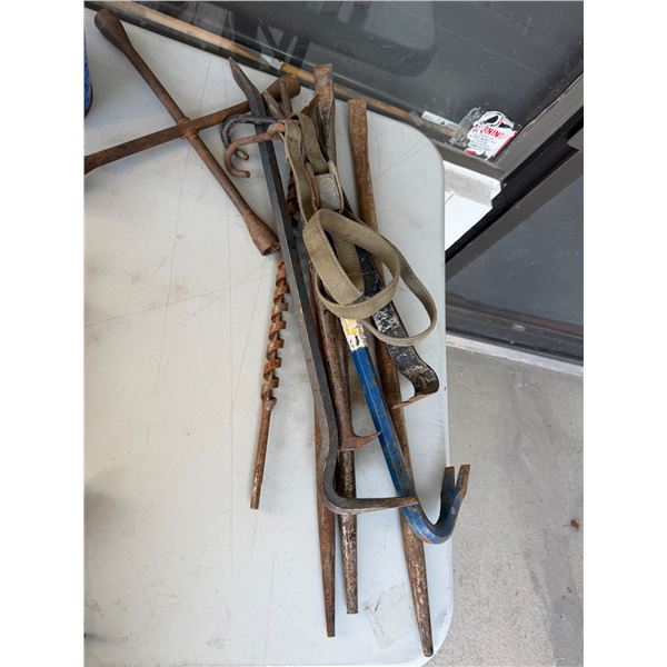 Prybars drill, bits Tire irons