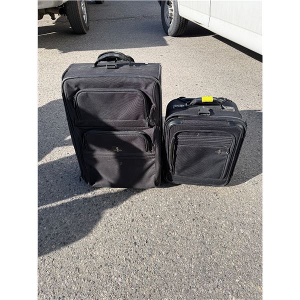 2 suit cases