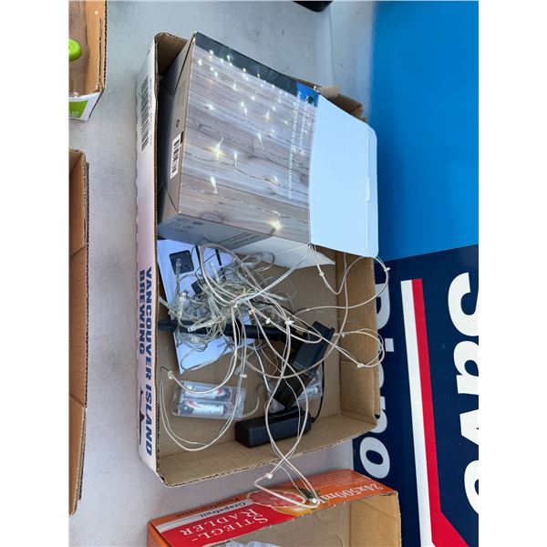 Solar curtain lights