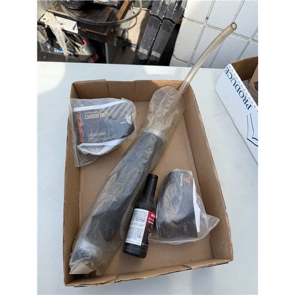 Gas line, antifreeze, and vehicle items et