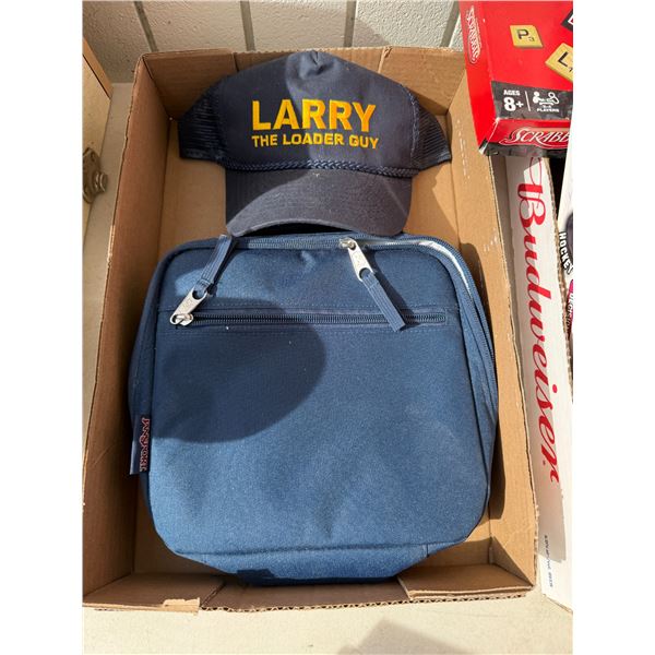 Lunch bag and cap